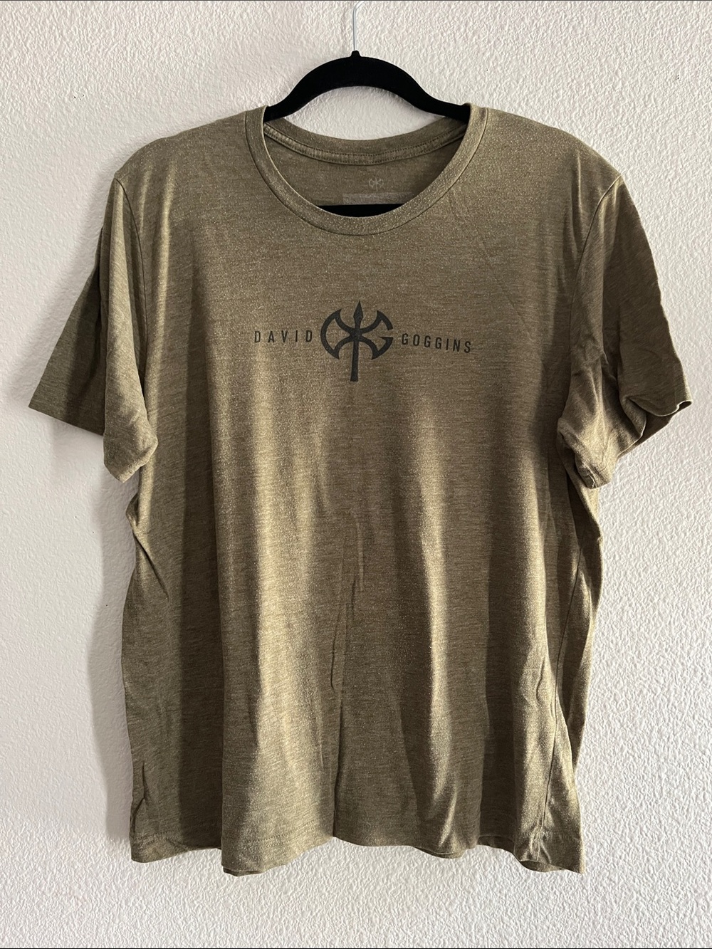 David Goggins Olive Logo Short-Sleeve Tee